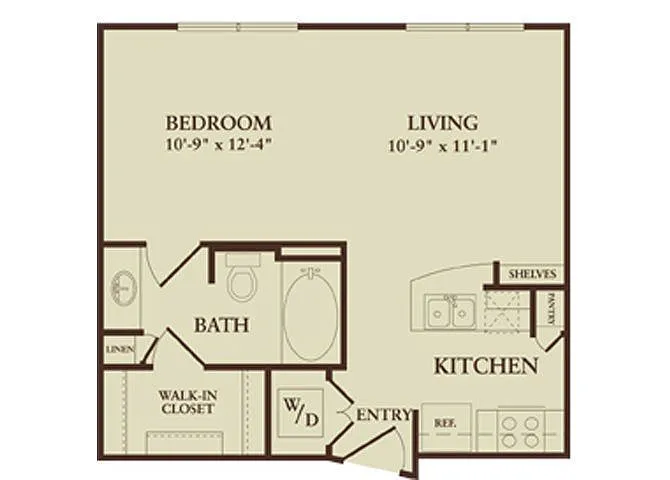 Floor plan The Akard
