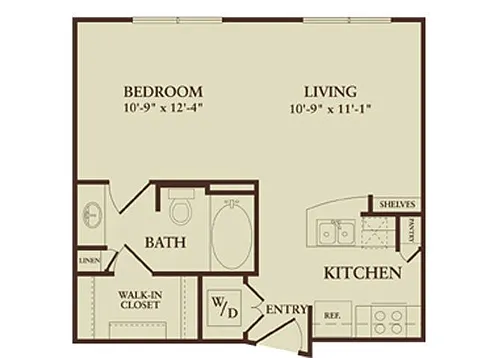 Floor plan The Akard