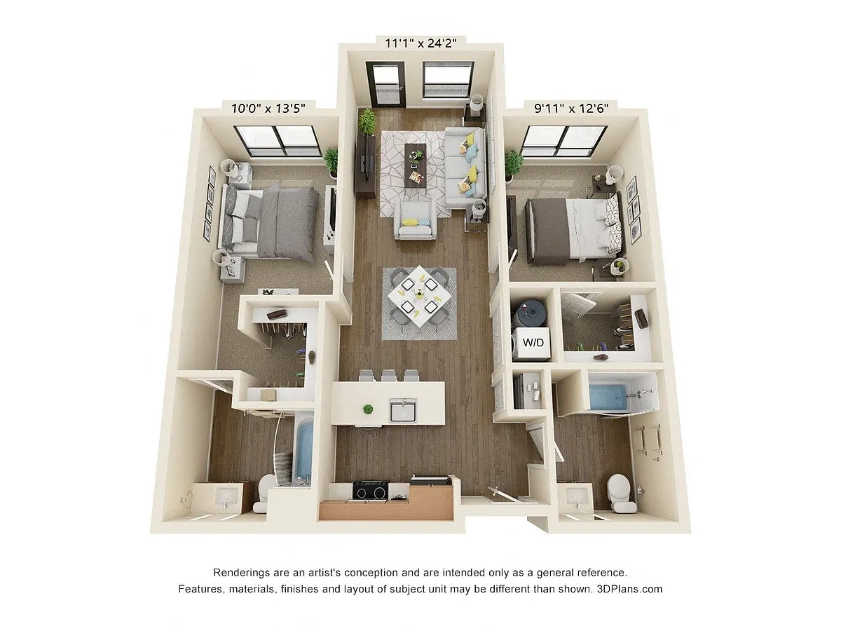 Floor plan 2C