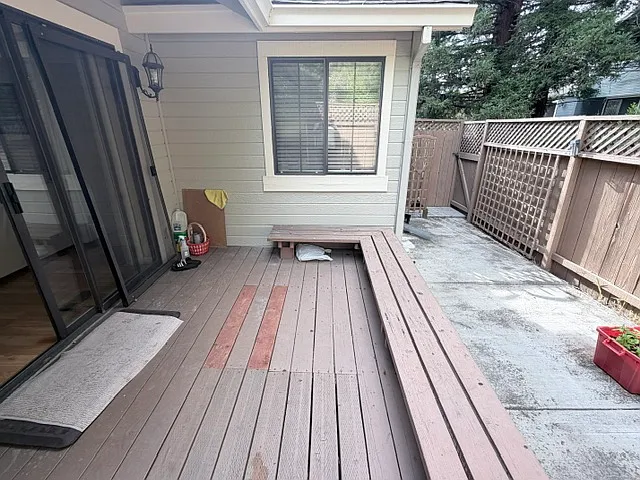 Backyard patio