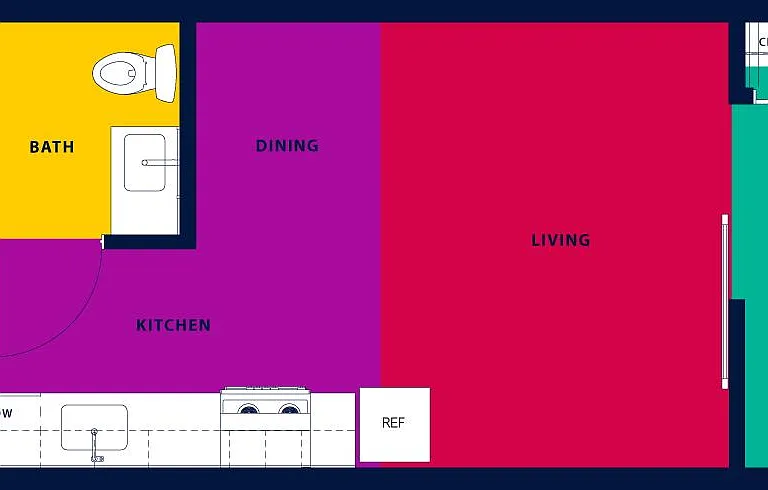Floorplan R 104 MFTE