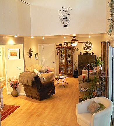 Living with Vaulted Ceiling