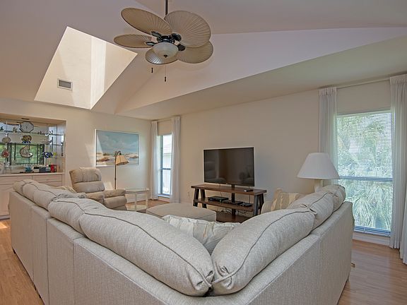 Comfortable Living Room with lots of natural light.
