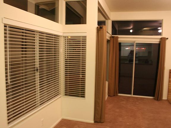 Double doors to back yard