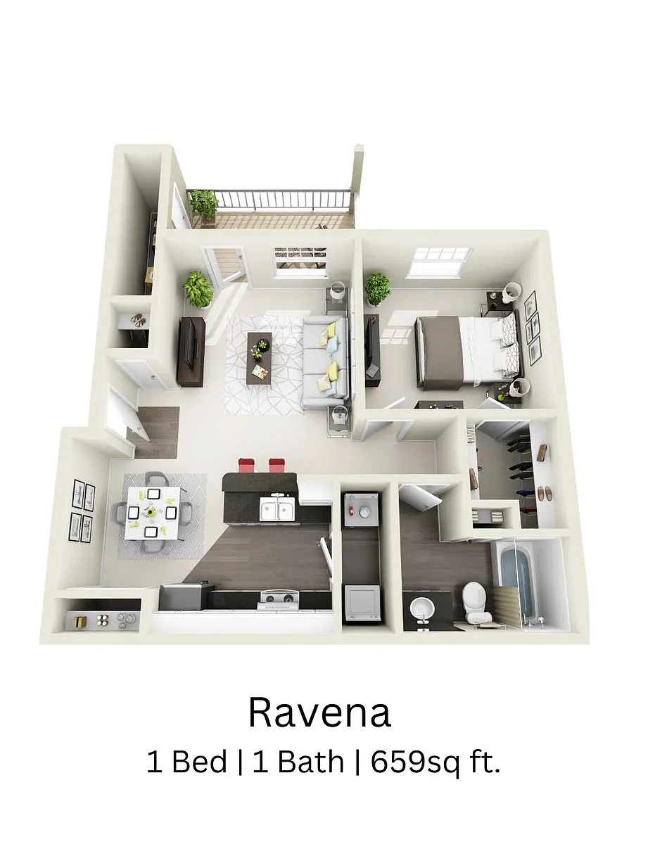 Floor plan 1X1