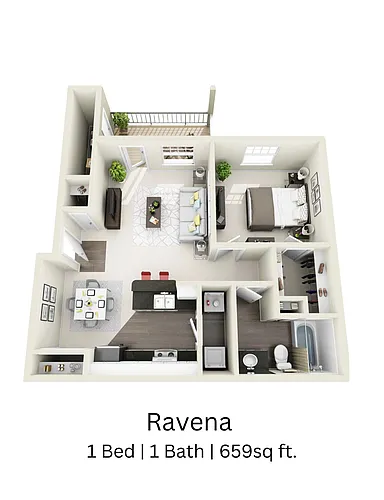 Floor plan 1X1