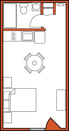Floor plan Centro Studio Home - 2nd Floor