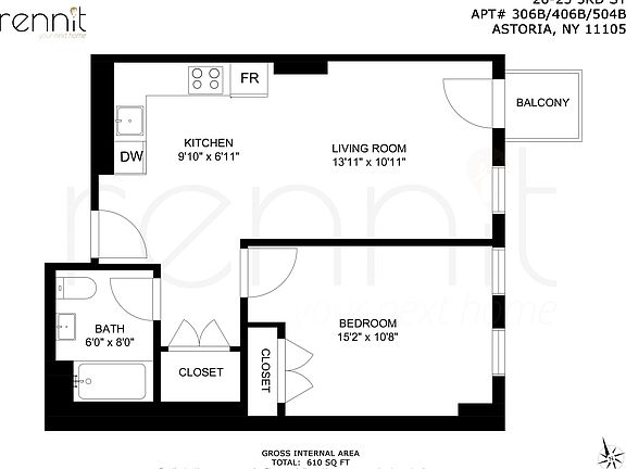 2nd image of 26-25 3rd St #316B