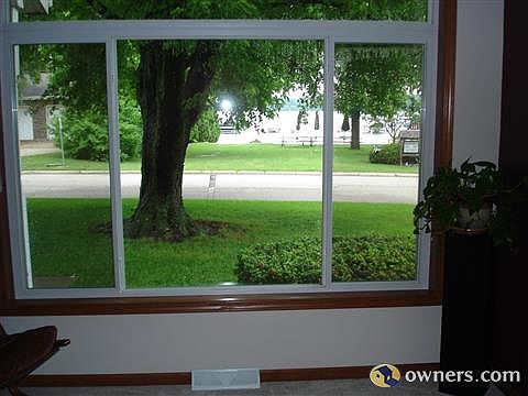 Front window view of lake