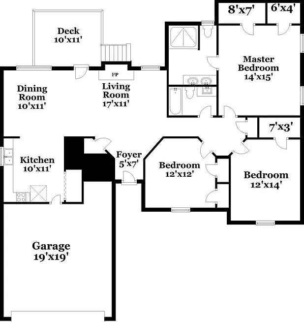 3 bed, 2.0 bath, 1432 sqft, $2,325 — Photo 2