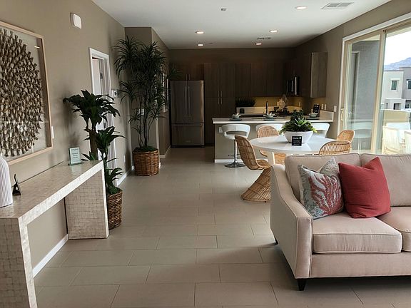 Open Floor Plan, Living and Kitchen Area 
