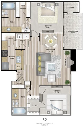 Floor plan B2