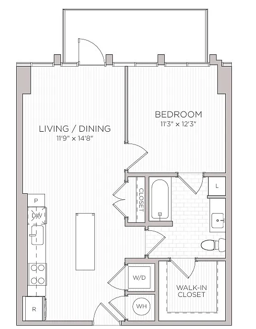 Floor plan A9 WDU 80% - Call For Income Restriction