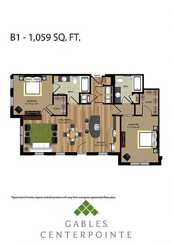 Floor plan B1