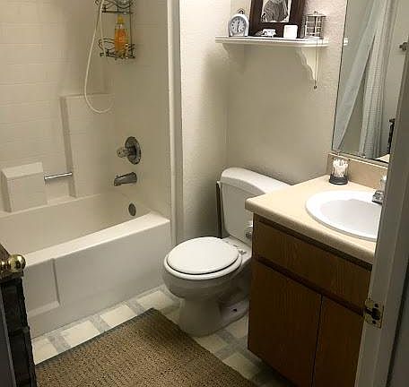 Hallway bathroom