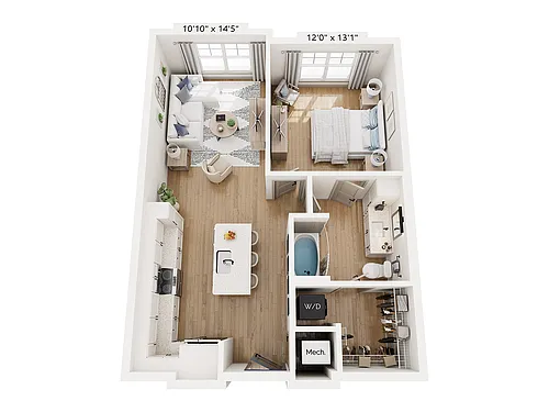 Floor plan A1-Alt 1
