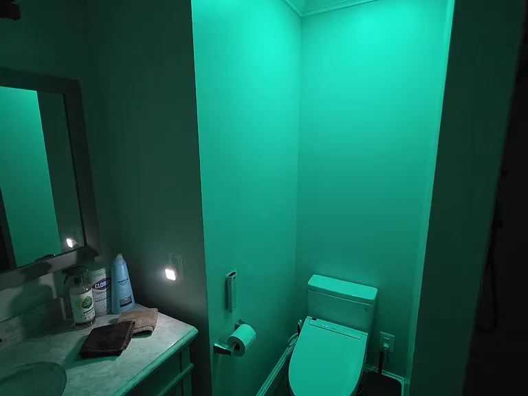 Bidet and multi color light options!