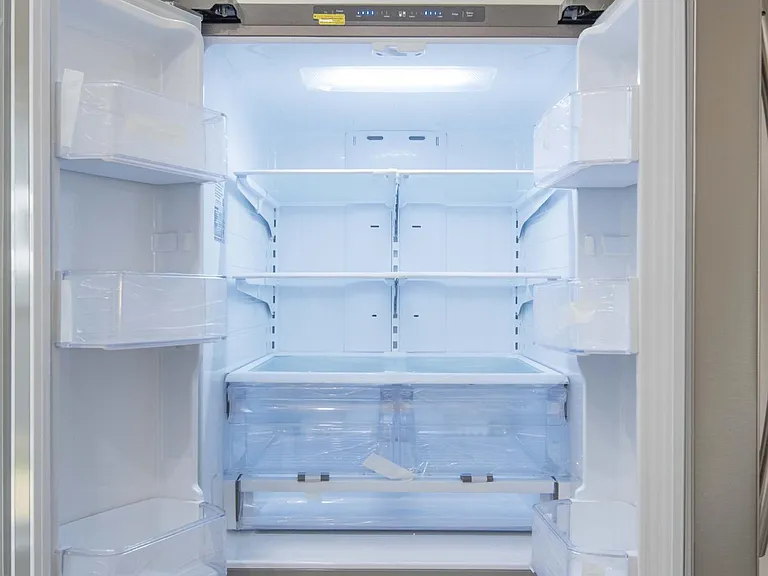 Interior of refrigerator.