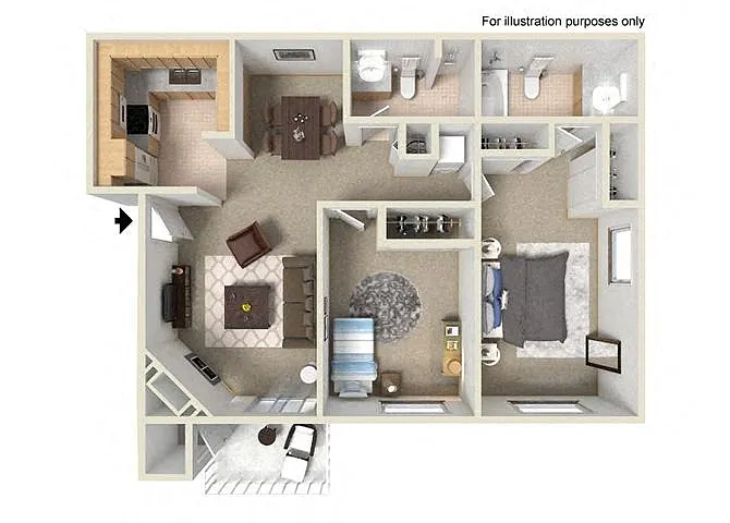 Floor plan La Mariposa