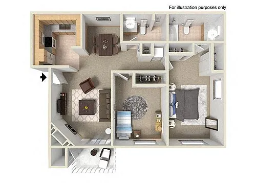 Floor plan La Mariposa