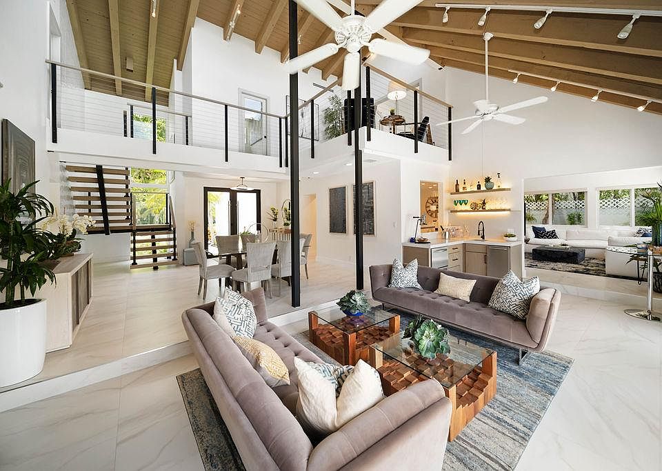 Living room off pool