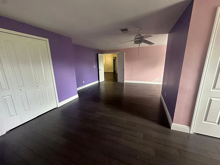 Spare Bedroom #3...this room is approximately 400 square feet and has three closets.