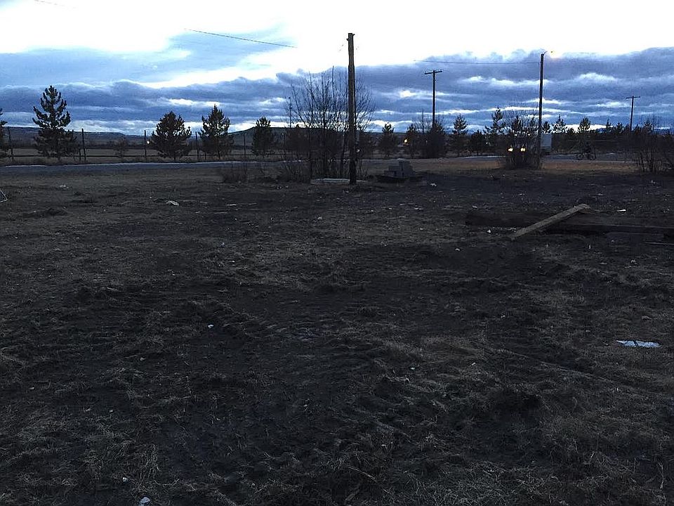 Cleared lot at dusk