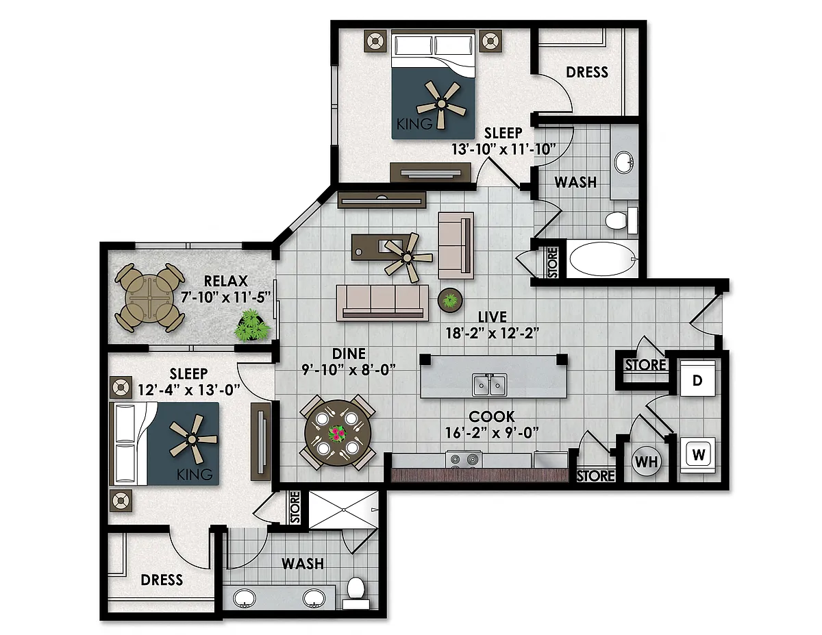Floor plan C6c