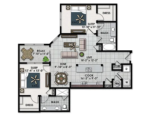 Floor plan C6c