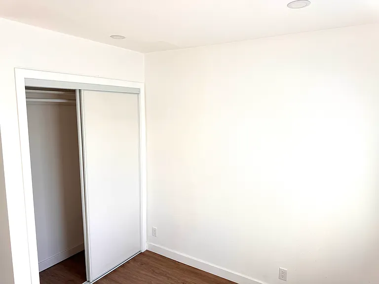 Bedroom with closet