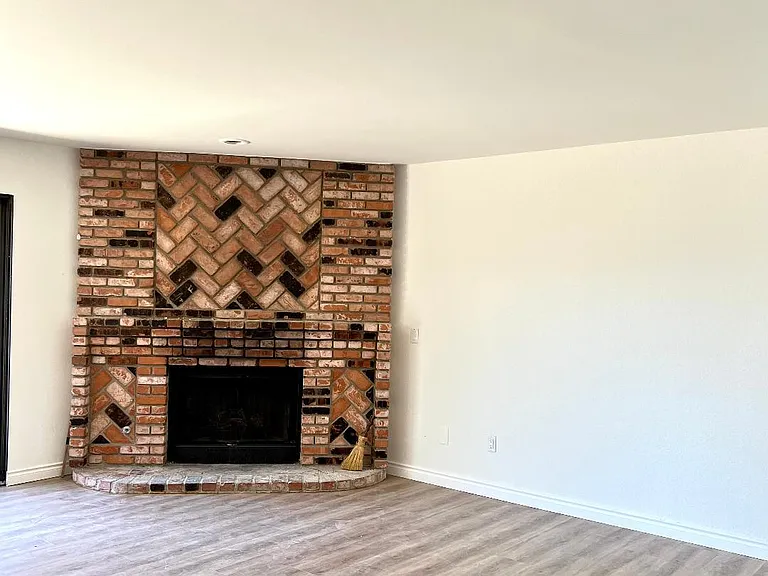Family Room with Fire Place.