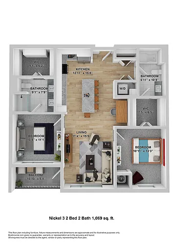 Floor plan Nickel 3
