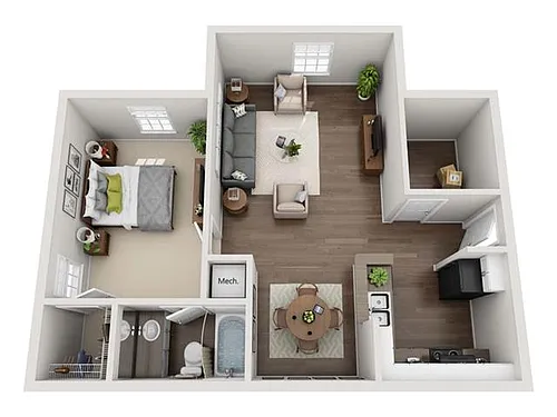 Floor plan Windward