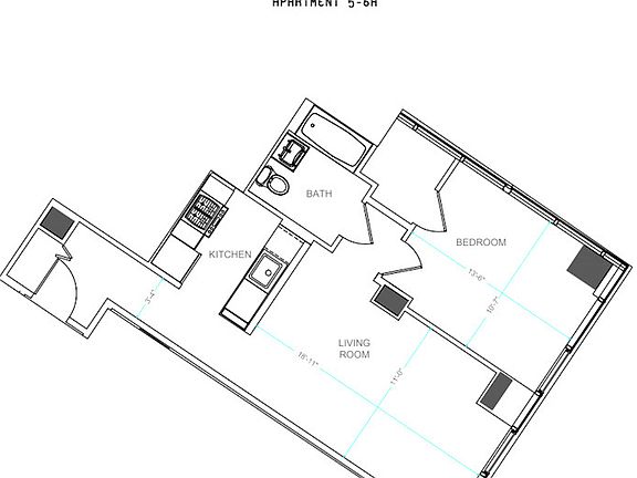 2nd image of 66 Rockwell Pl #A5
