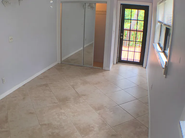 Separate bedroom/studio with its own bathroom.