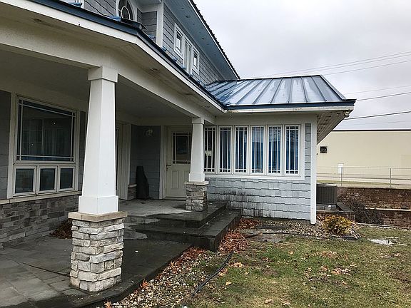 East side stone walkway