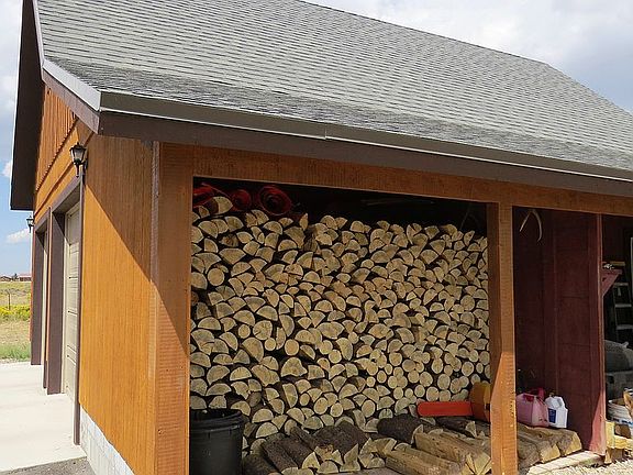 Lean to on garage