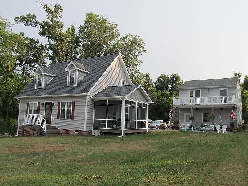 Front of home and garage