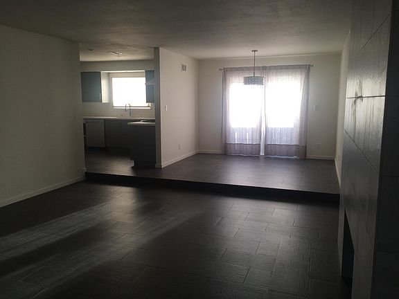 open living room, dining area and kitchen