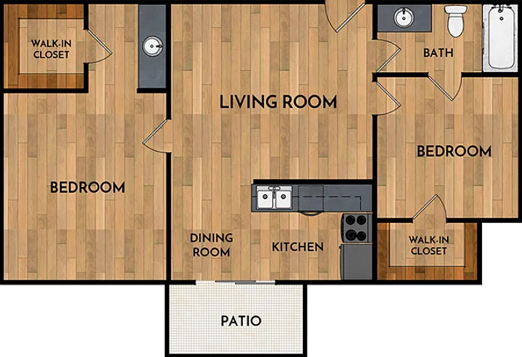 2X1 Floorplan Diagram