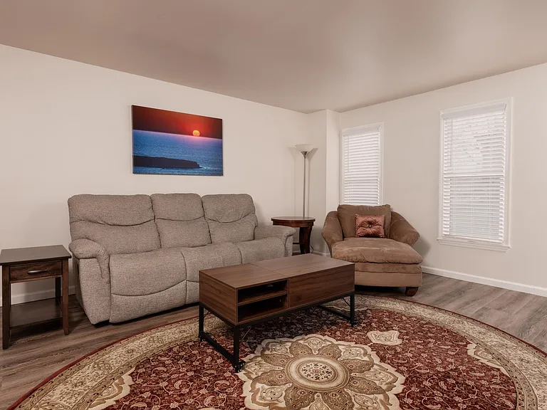 Living room, taken from stairway landing