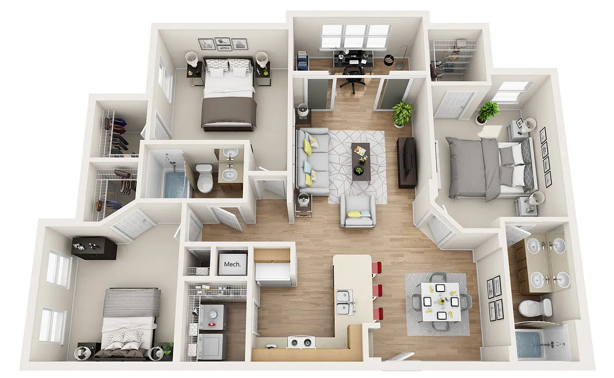 Floor plan Eden Roc