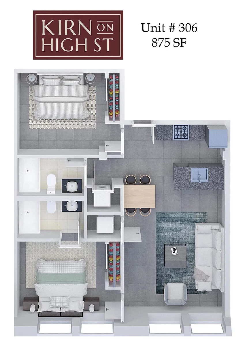 Floor plan Kirn on High Street 306