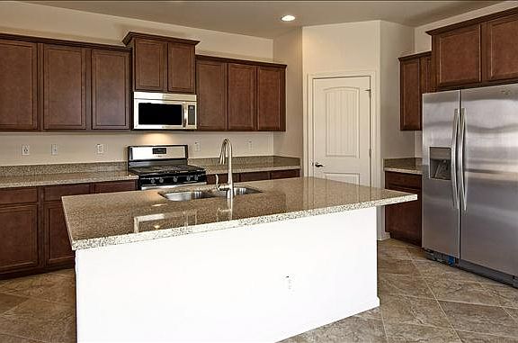 The open kitchen allows for easy conversation!