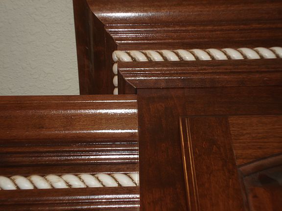 Cabinetry detail throughout
