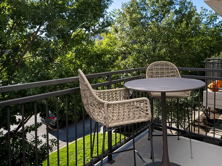 Private patios and balconies