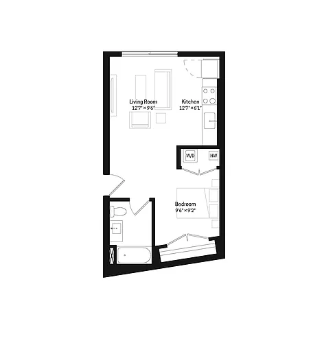 Floor plan Studio