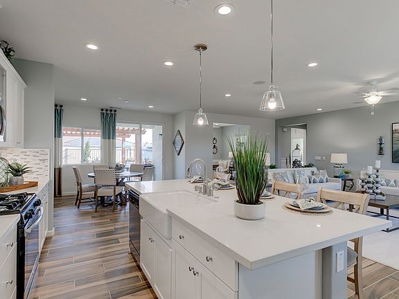 Kitchen with cozy dining area