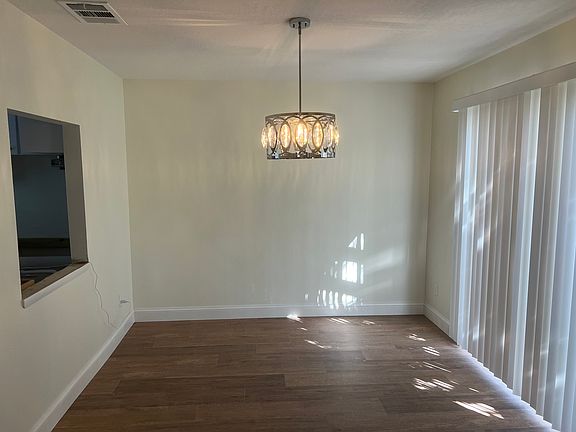 Roomy Dining Room with pass through for Kitchen