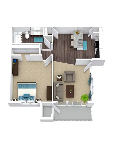Floor plan Aven West A1